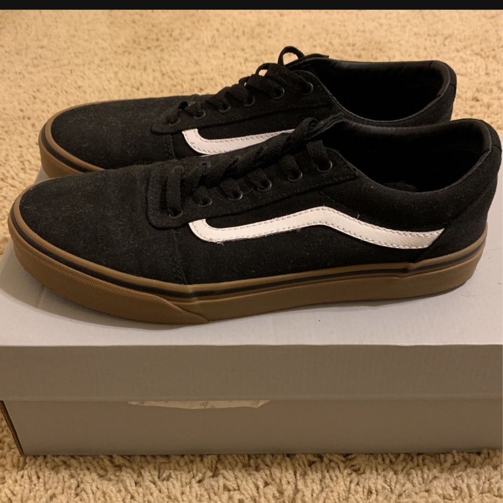 Black old skool vans